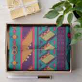 Multi Farbafrikanischer Entwurf Seidenpapier (Geschenk)