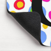 Multi Farbe beschmutzt kundenspezifisches mousepad (Ecke)