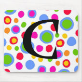 Multi Farbe beschmutzt kundenspezifisches mousepad (Vorne)