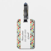 Multi Farben bogten Gepäckanhänger aus (Rückseite vertikal)