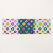 Multi farbenfrohe Yoga Matt funky boho doppelseiti Yogamatte (Rückseite (Horizontal))