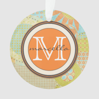 Multi Farbgeometrische Form-helles Monogramm Ornament