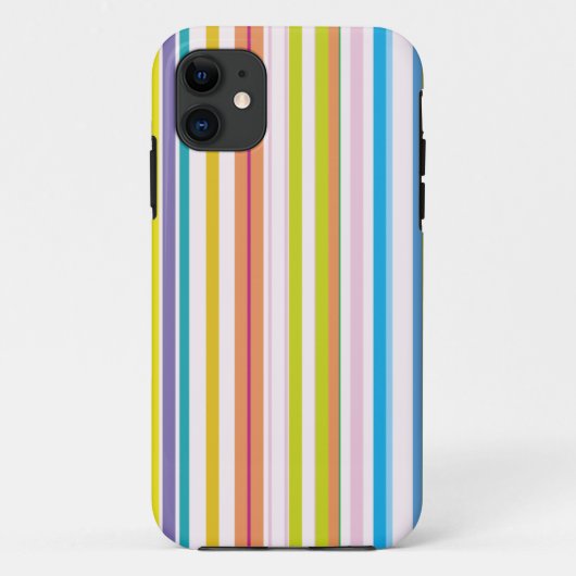 Multi farbige Streifen Case-Mate iPhone Hülle (Rückseite)