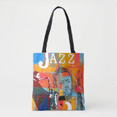 Multi Farbjazzgreats-Taschen-Tasche Tasche (Vorderseite)