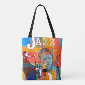 Multi Farbjazzgreats-Taschen-Tasche Tasche (Rückseite)