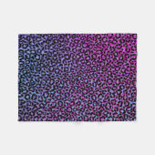 Multi Farbleopard-Druck-Muster Fleecedecke (Vorderseite (Horizontal))