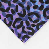 Multi Farbleopard-Druck-Muster Fleecedecke (Ecke)