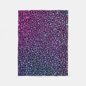 Multi Farbleopard-Druck-Muster Fleecedecke (Vorderseite)