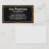 Multi FarbNadelstreifen-Visitenkarte Visitenkarte (Vorne/Hinten)