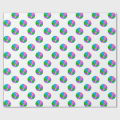 Multi Farbwasserball Geschenkpapier (Flach)