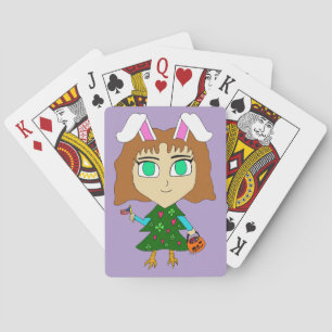 Multi-Feiertags-Chibi Spielkarten