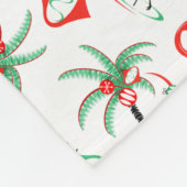 Multi Fleece des roten Weihnachtsflamingos (Ecke)