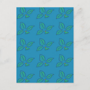 Multi Fleur de Lys Variation Postkarte