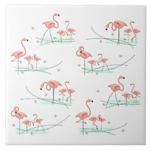 Multi Fliese der Flamingos