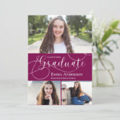 Multi-Foto 2025 Ankündigung von Red White Abschlus (Stehend Vorderseite)