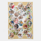 Multi Foto 28 Picture Honey Beige Honeycomb Geschirrtuch (Vertikal)