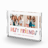 Multi Foto bunt lustige Typografie beste Freunde (Rechts)