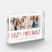 Multi Foto bunt lustige Typografie beste Freunde (Links)