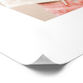 Multi Foto bunt lustige Typografie beste Freunde Poster (Ecke)