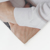 Multi-Foto Collage Einfache Minimalistische No Tex Fleecedecke (Ecke)