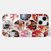 Multi Foto Collage Einfaches modernes Hexagon-Must Case-Mate iPhone Hülle (Rückseite (Horizontal))
