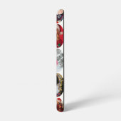 Multi Foto Collage Einfaches modernes Hexagon-Must Samsung Galaxy Hülle (Linke Seite)