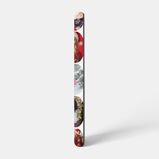 Multi Foto Collage Einfaches modernes Hexagon-Must Samsung Galaxy Hülle (Linke Seite)