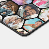 Multi Foto Collage Einfaches modernes Hexagon-Must Schreibtischunterlage (Ecke)