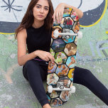 Multi Foto Collage Einfaches modernes Hexagon-Must Skateboard<br><div class="desc">Multi Foto Collage Simple Modern Hexagon Muster Skateboard bietet eine Collage aus Foto Ihrer Lieblings-Fotos in Hexagon-Form. Perfekt zum Geburtstag,  Weihnachten,  Muttertag,  Vatertag,  Großeltern,  Bruder,  Schwester,  bester Freund und vieles mehr. FOTO TIPP: Zentrieren Sie Ihre Fotos vor dem Hochladen nach Zazzle. Entworfen von ©Evco Studio www.zazzle.com/store/evcostudio</div>