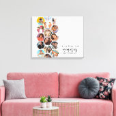 Multi-Foto Collage Erinnerungen Einfach Moderner P Leinwanddruck (Insitu (Wohnzimmer))