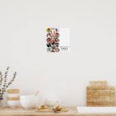 Multi-Foto Collage Erinnerungen Einfach Moderner P Poster (Küche)