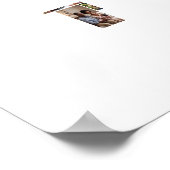 Multi Foto Collage Jubiläum Sitzplan TMF26 Poster (Ecke)