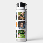 Multi-Foto-Collage Liebe, die Sie Mama personalisi Trinkflasche (Hinten)