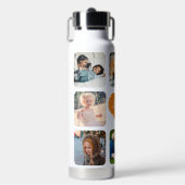 Multi-Foto-Collage Liebe, die Sie Mama personalisi Trinkflasche (Vorderseite)