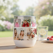 Multi-Foto Collage Moderner Personalisierter Name