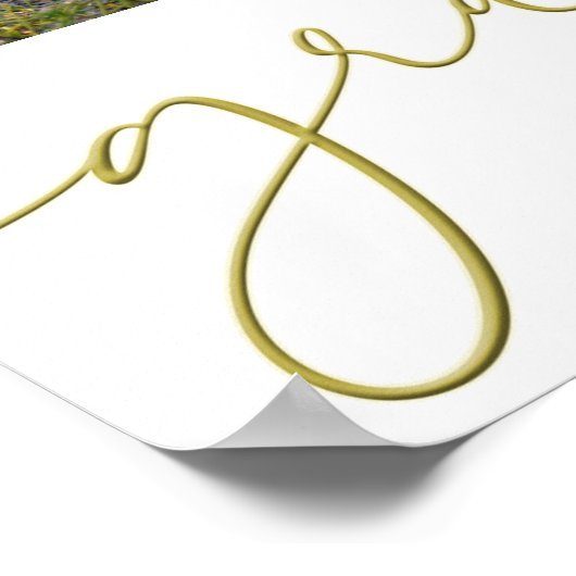Multi Foto Collage Modernes Abschluss Script Poster (Ecke)