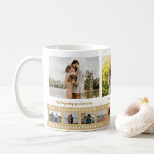 Multi-Foto Collage Neuer Geburtstag Kaffeetasse