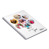 Multi Foto Collage NUR WENN SIE Personalisierten N Notizblock (Rechte Seite)