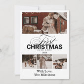 Multi Foto Erste Weihnachten als Mr & Mrs. (Vorderseite)
