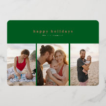 Multi-Foto-Foil Pressed Moderne Fotokarte