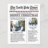 Multi Foto Frohe Weihnachtslustige Nordpol Papier (Vorderseite)