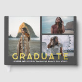 Multi-Foto Graduate Foil Gästebuch (Vorderseite)