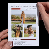Multi-Foto-Graduierungspartei Einladung