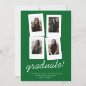 Multi Foto Modern Snapshots Abschluss Ankündigung (Vorderseite)