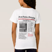 Multi Foto North Pole News Niedlich froh T-Shirt (Rückseite)