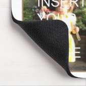 Multi-Foto Personalisierte Grün-Blätter Mousepad (Ecke)