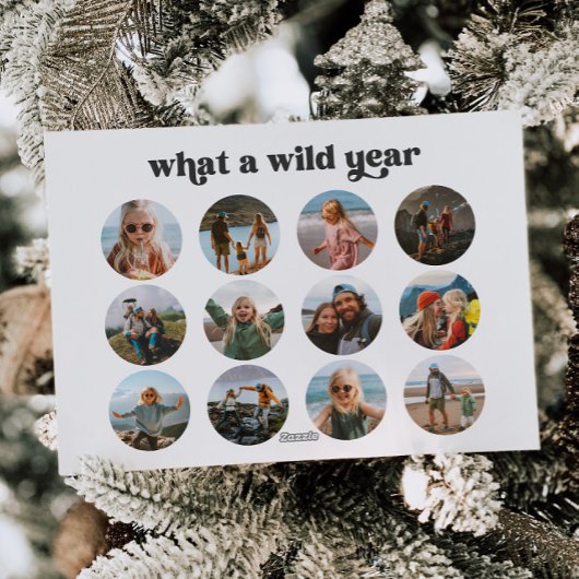 Multi-Foto-Weihnachtskarte Feiertagskarte