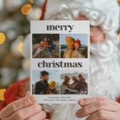 Multi-Foto-Weihnachtskarte Feiertagskarte