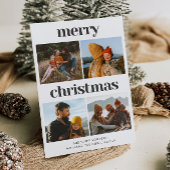 Multi-Foto-Weihnachtskarte Feiertagskarte