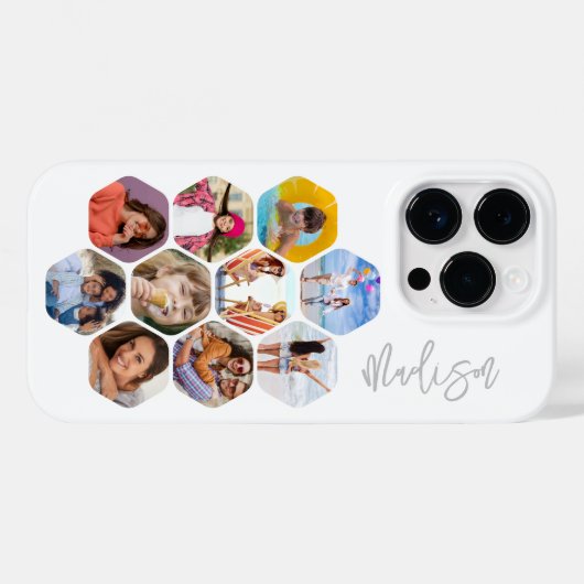 Multi-Fotomaterial Einfach Personalisiert Case-Mate iPhone Hülle (Rückseite (Horizontal))